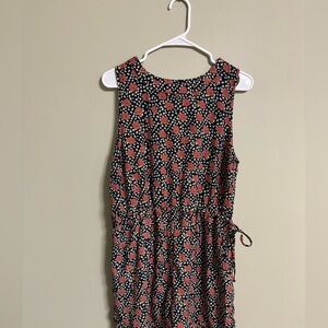 Urban Outfitters UO Kimchi Blue Pink Floral Sleeveless Romper Size Large New